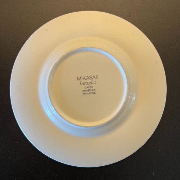 Trio of MIKASA Intaglio ARABELLA Flat Bottomed Cup & Saucer Sets ~ CAC 01 - Picture 8 of 11